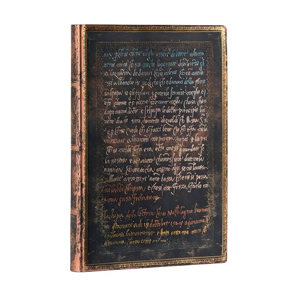 Caderno de Capa Dura Paperblanks Michelangelo Handwriting Midi Fb9636-8