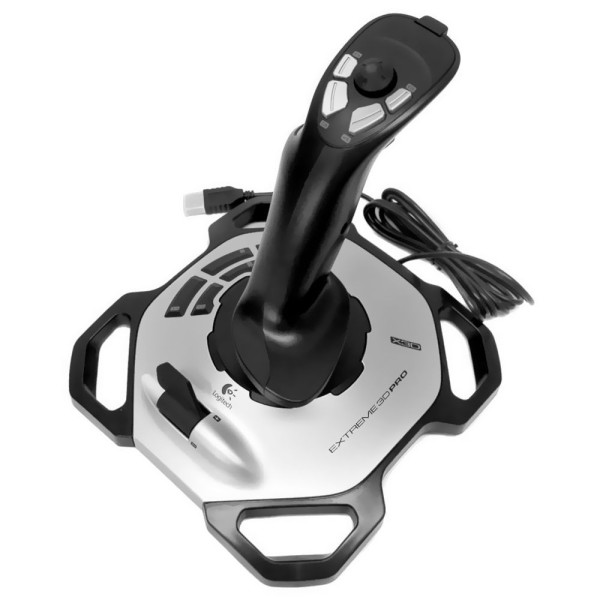 Encontraproduto.com.br - Joystick Logitech Usb Extreme 3D Pro para windows 963290-0403