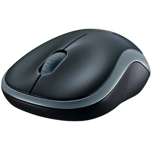 Encontraproduto.com.br - Mouse Logitech M185 Sem Fio Rc/nano Preto Cor Cinza