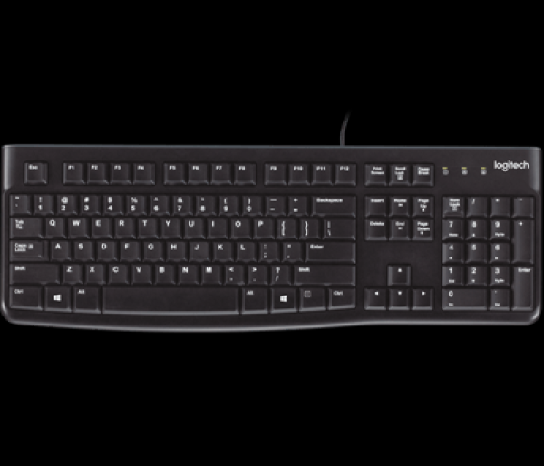 Teclado USB K120 Preto 920-004423 - Logitech