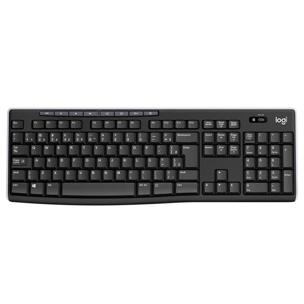 Encontraproduto.com.br - Teclado Sem Fio 2,4 GHz K270 Logitech