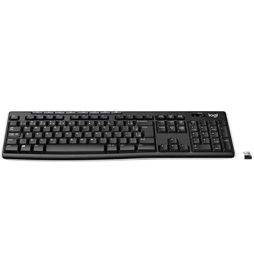 Encontraproduto.com.br - Teclado Sem Fio 2,4 GHz K270 Logitech
