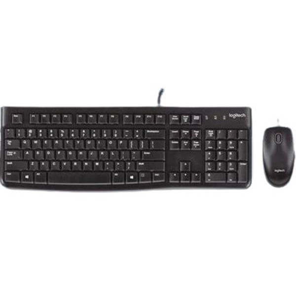 Encontraproduto.com.br - Kit Teclado e Mouse USB Preto MK120 - Logitech