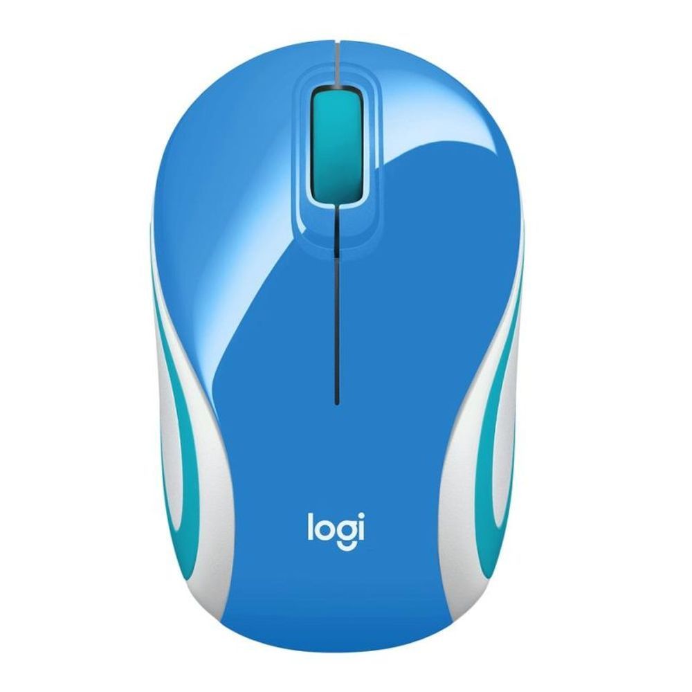 Mouse Sem Fio Logitech Mini M187 Azul