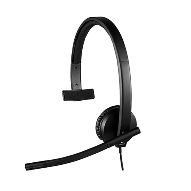 Encontraproduto.com.br - Headset com Microfone H570E Mono USB Logitech