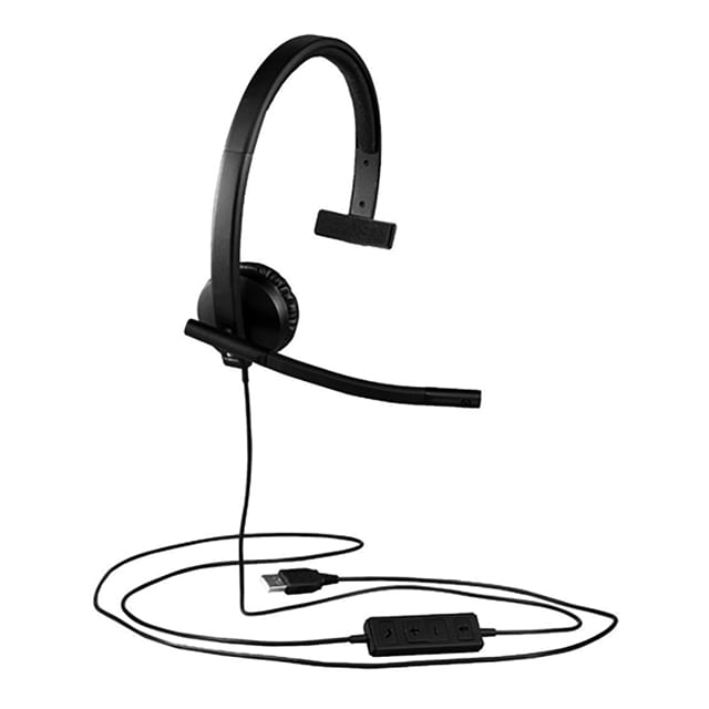 Encontraproduto.com.br - Headset com Microfone H570E Mono USB Logitech