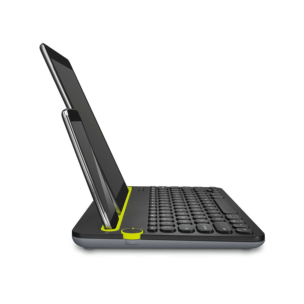 Encontraproduto.com.br - Teclado Logitech sem Fio K480 Bluetooth Multi-Device com Suporte para Smartphone Cinza