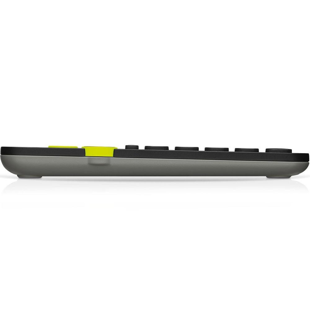 Encontraproduto.com.br - Teclado Logitech sem Fio K480 Bluetooth Multi-Device com Suporte para Smartphone Cinza