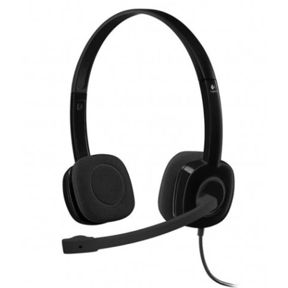 Encontraproduto.com.br - Headset com Fio P3 H151 Preto - Logitech