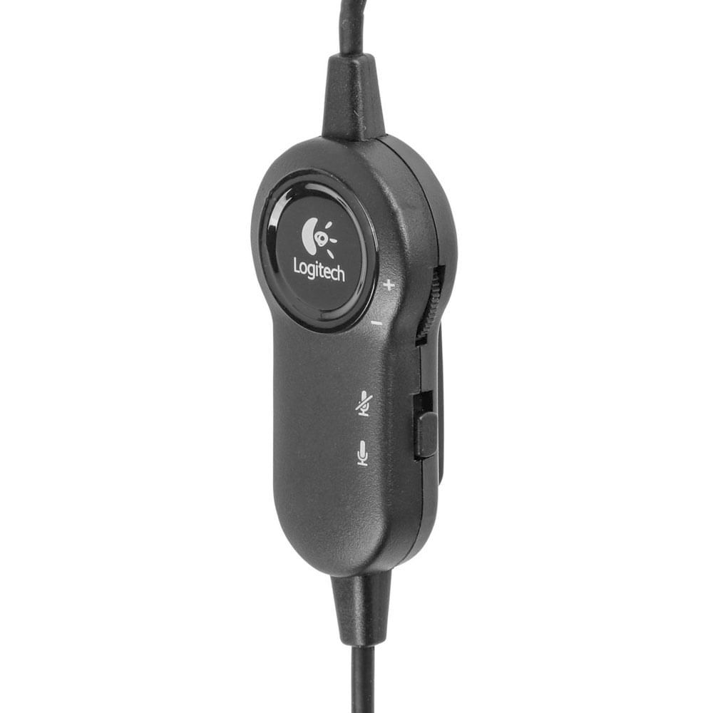 Encontraproduto.com.br - Headset com Fio P3 H151 Preto - Logitech