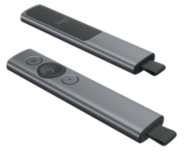Apresentador Wireless e Bluetooth Spotlight  910-004984 Cinza - Logitech