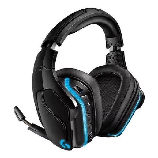 Encontraproduto.com.br - Headset Gamer Sem Fio Logitech G935 RGB 7.1 Surround USB Preto 981-000742