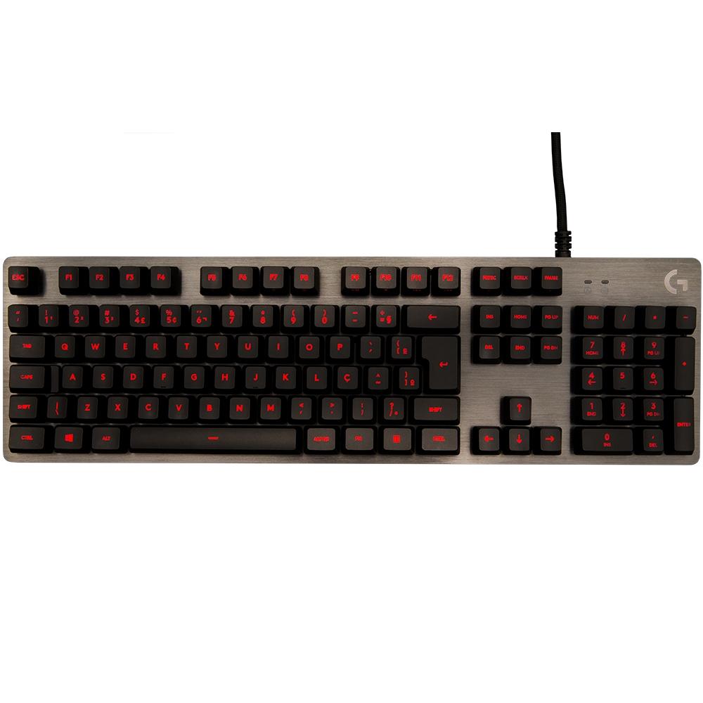 Encontraproduto.com.br - Teclado Mecânico Gamer Logitech G413 Carbon LED Vermelho Switch Romer-G Tactile