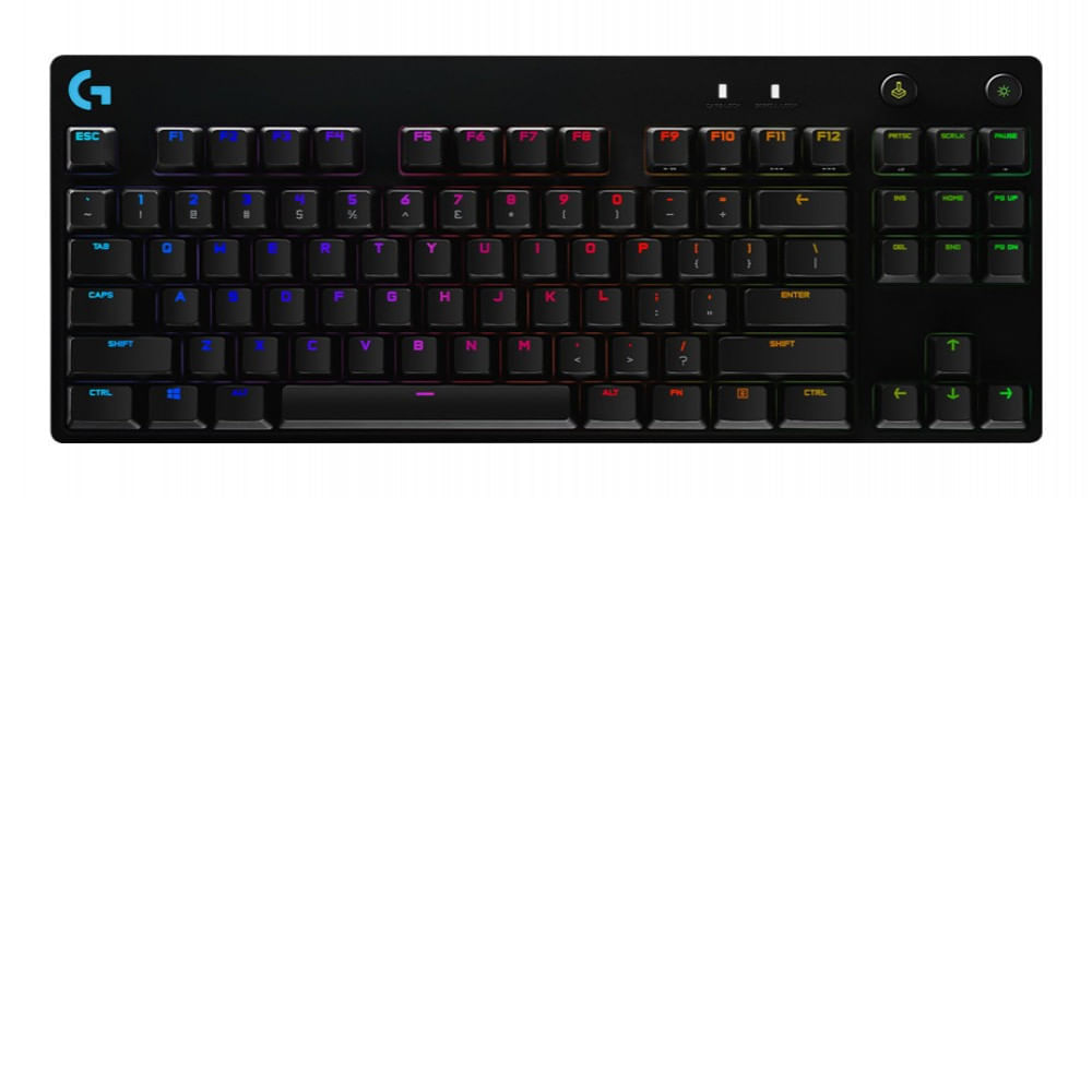 Teclado Gamer Logitech G Pro Mecânico Rgb Us Switch Gx Blue
