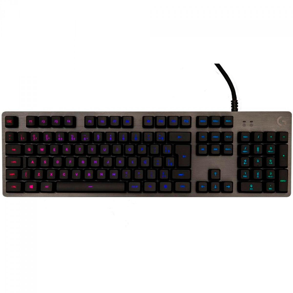 Encontraproduto.com.br - Teclado Usb Gamer Mecânico G512 - Logitech