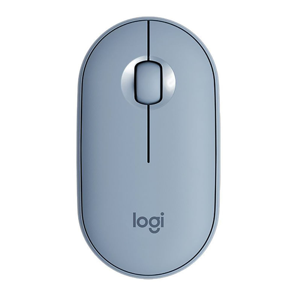 Encontraproduto.com.br - Mouse Sem Fio Logitech Pebble M350, Azul - 910-005773