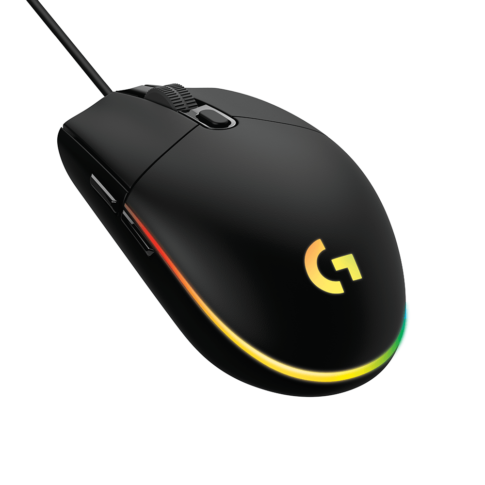 Encontraproduto.com.br - Mouse Gamer C/ Fio G203 Lightsync RGB 6 Botões 8000 DPI - Logitech