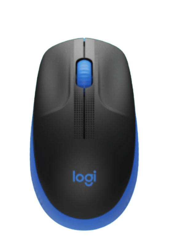Encontraproduto.com.br - Mouse Sem Fio Logitech M190 USB 3 Botões 1000DPI, Azul