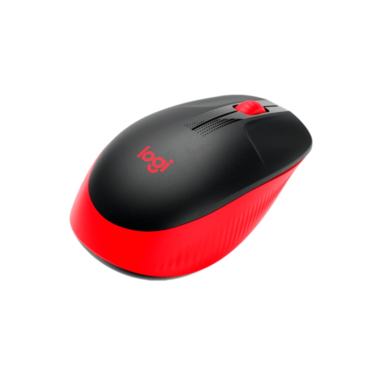 Encontraproduto.com.br - Mouse Sem Fio Logitech M190 USB 3 Botões 1000DPI, Vermelho