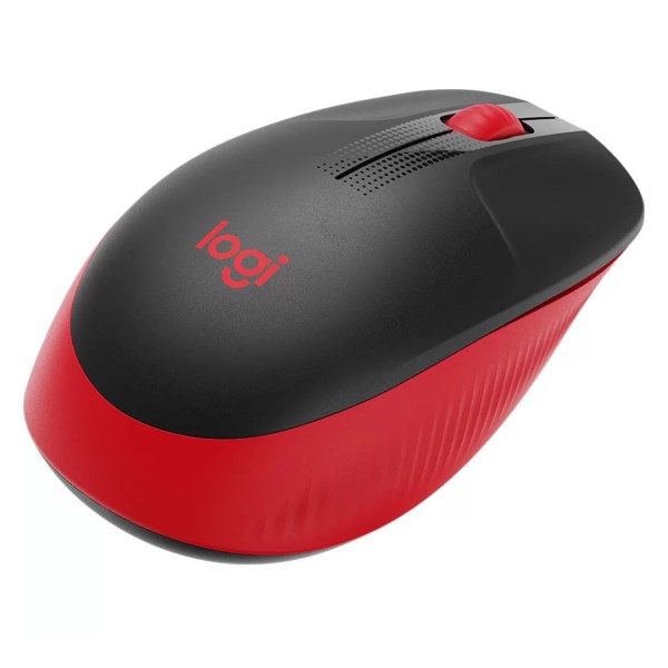 Encontraproduto.com.br - Mouse Sem Fio M190 Vermelho 910-005904 - Logitech