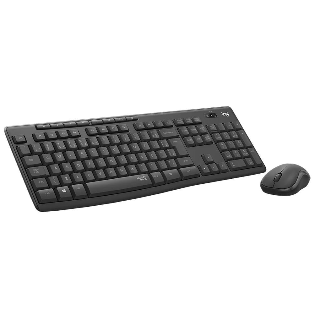 Encontraproduto.com.br - Teclado e Mouse sem Fio 2,4GHZ MK295 Logitech