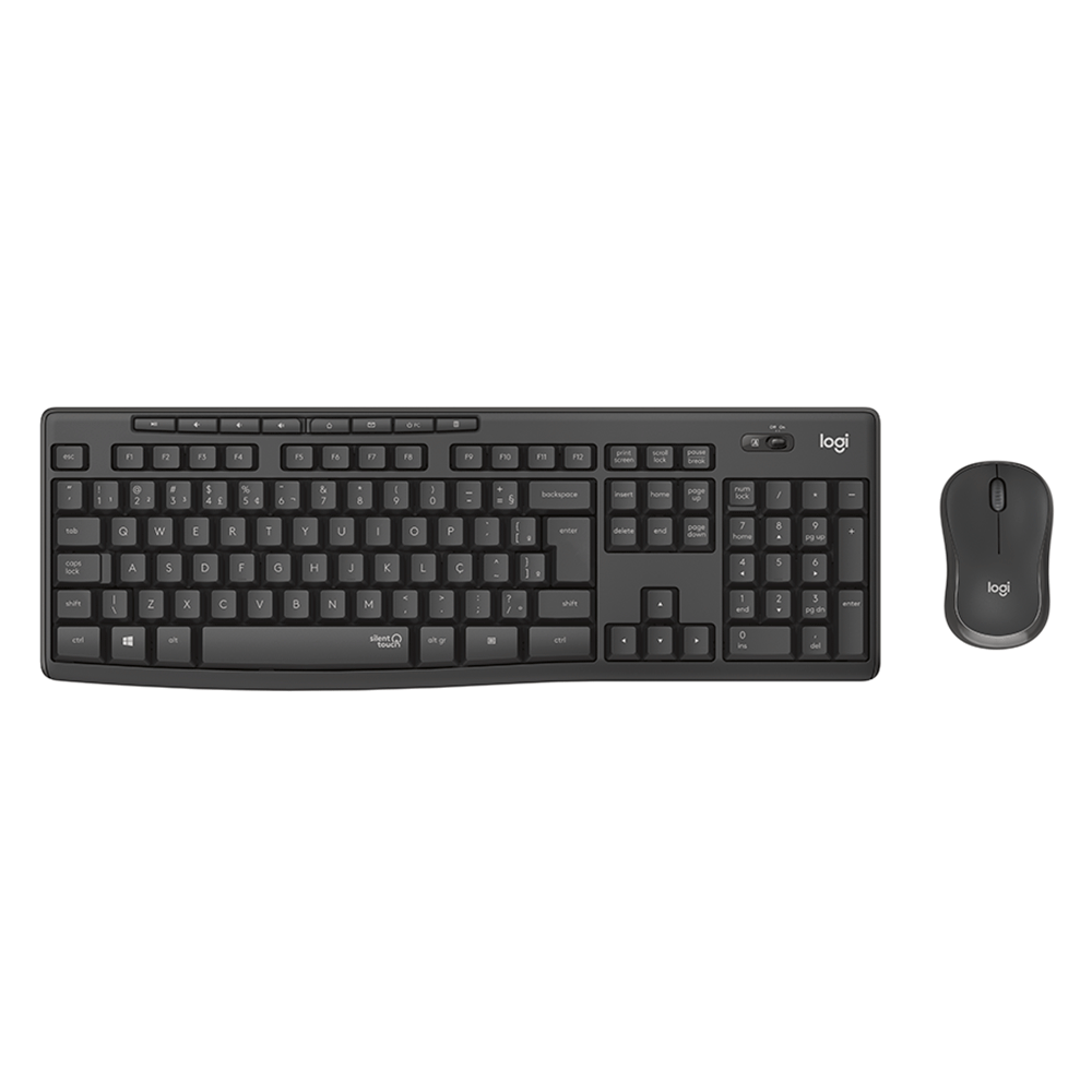 Encontraproduto.com.br - Teclado e Mouse sem Fio 2,4GHZ MK295 Logitech