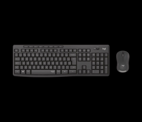 Kit Teclado e Mouse Sem Fio MK295 Silent Preto 920-009793 - Logitech