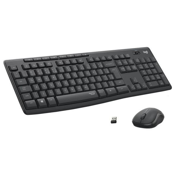 Encontraproduto.com.br - Kit Teclado e Mouse Sem Fio MK295 Silent Preto 920-009793 - Logitech