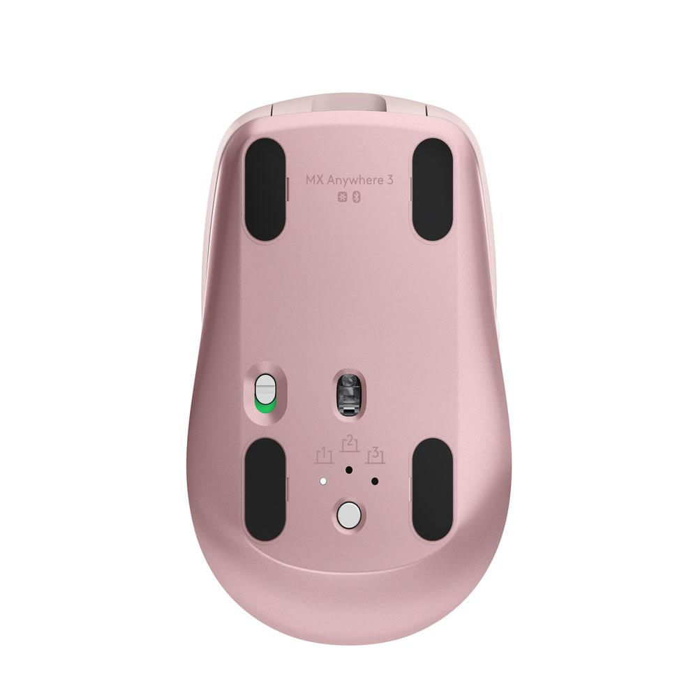 Encontraproduto.com.br - Mouse Sem Fio Mx Anywhere 3 Rosa Logitech