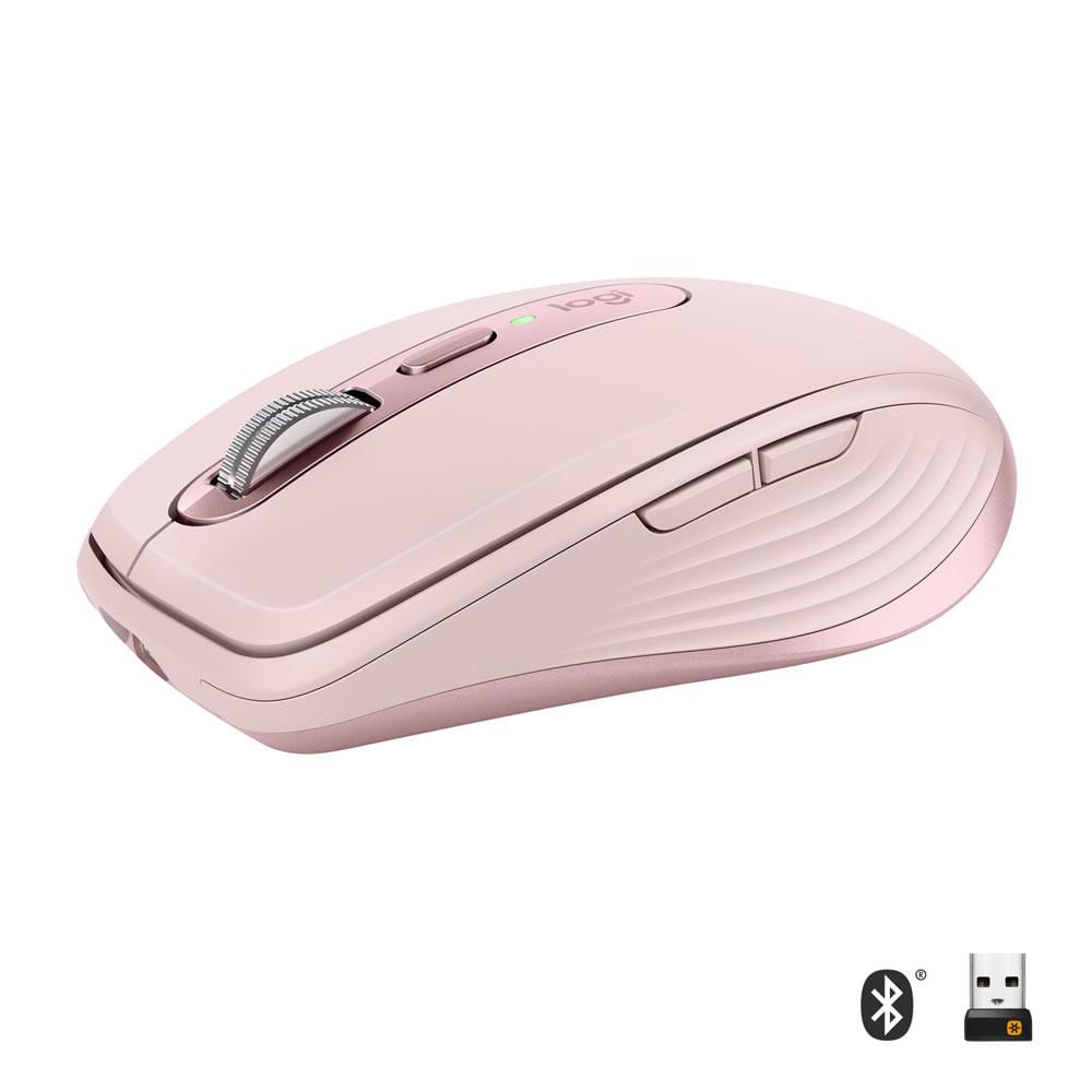 Encontraproduto.com.br - Mouse Sem Fio Mx Anywhere 3 Rosa Logitech