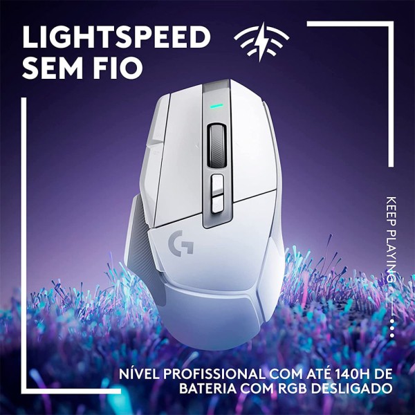 Encontraproduto.com.br - Mouse Gamer Sem Fio Logitech G502 X Lightspeed 25.600dpi Branco - 910-006188 Branco