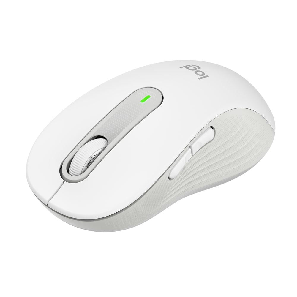 Encontraproduto.com.br - Mouse Sem Fio Logitech Signature M650, Bluetooth, USB, Branco