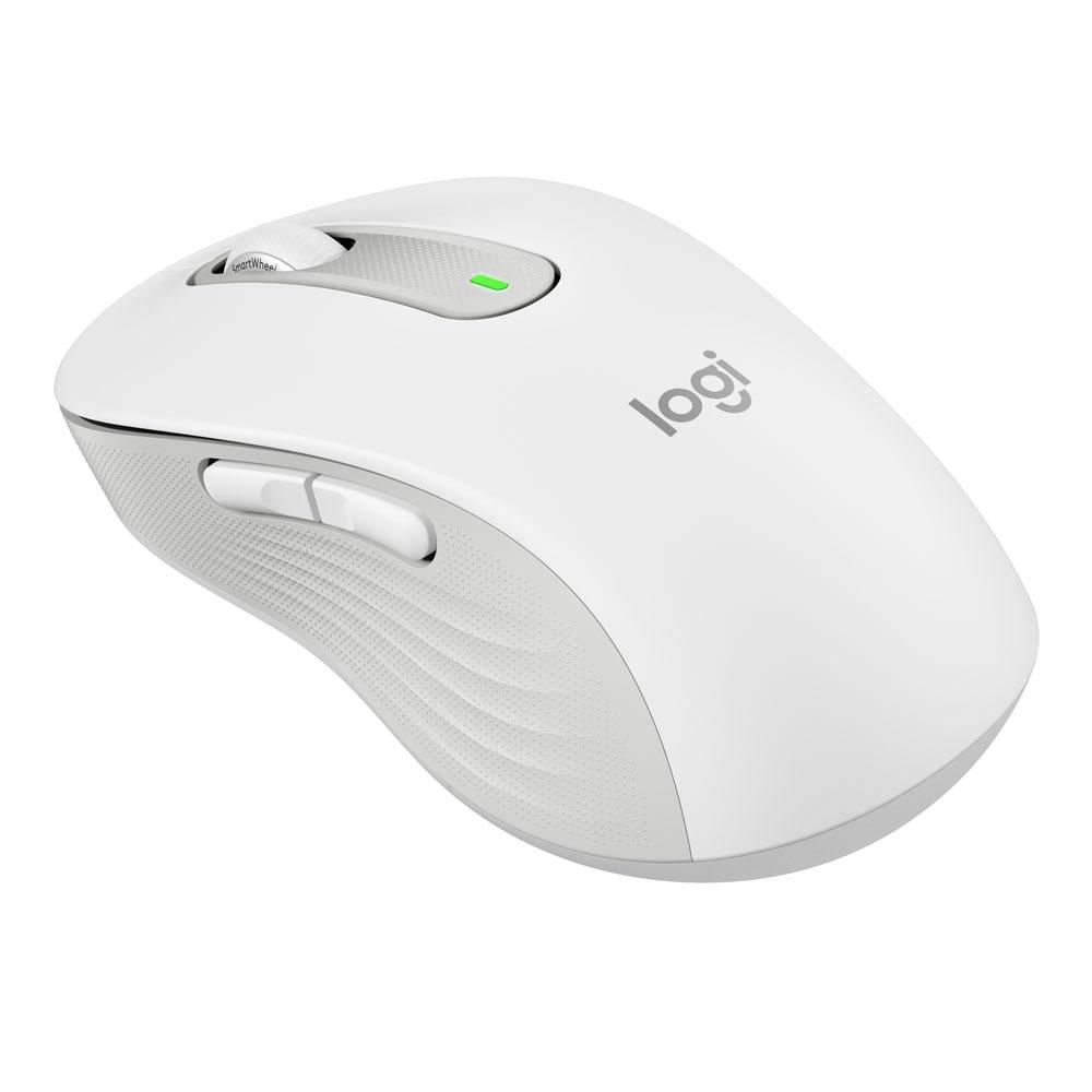Encontraproduto.com.br - Mouse Sem Fio Logitech Signature M650, Bluetooth, USB, Branco