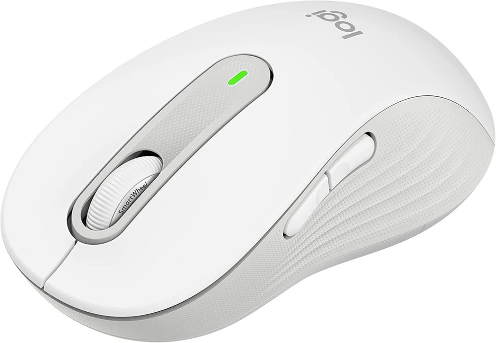 Encontraproduto.com.br - Mouse Sem Fio Logitech Signature M650, Bluetooth, USB, Branco