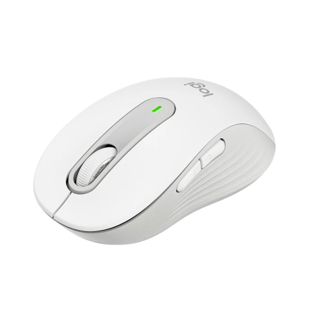 Encontraproduto.com.br - Mouse Sem Fio M650  Bluetooth Branco 910-006252 - Logitech
