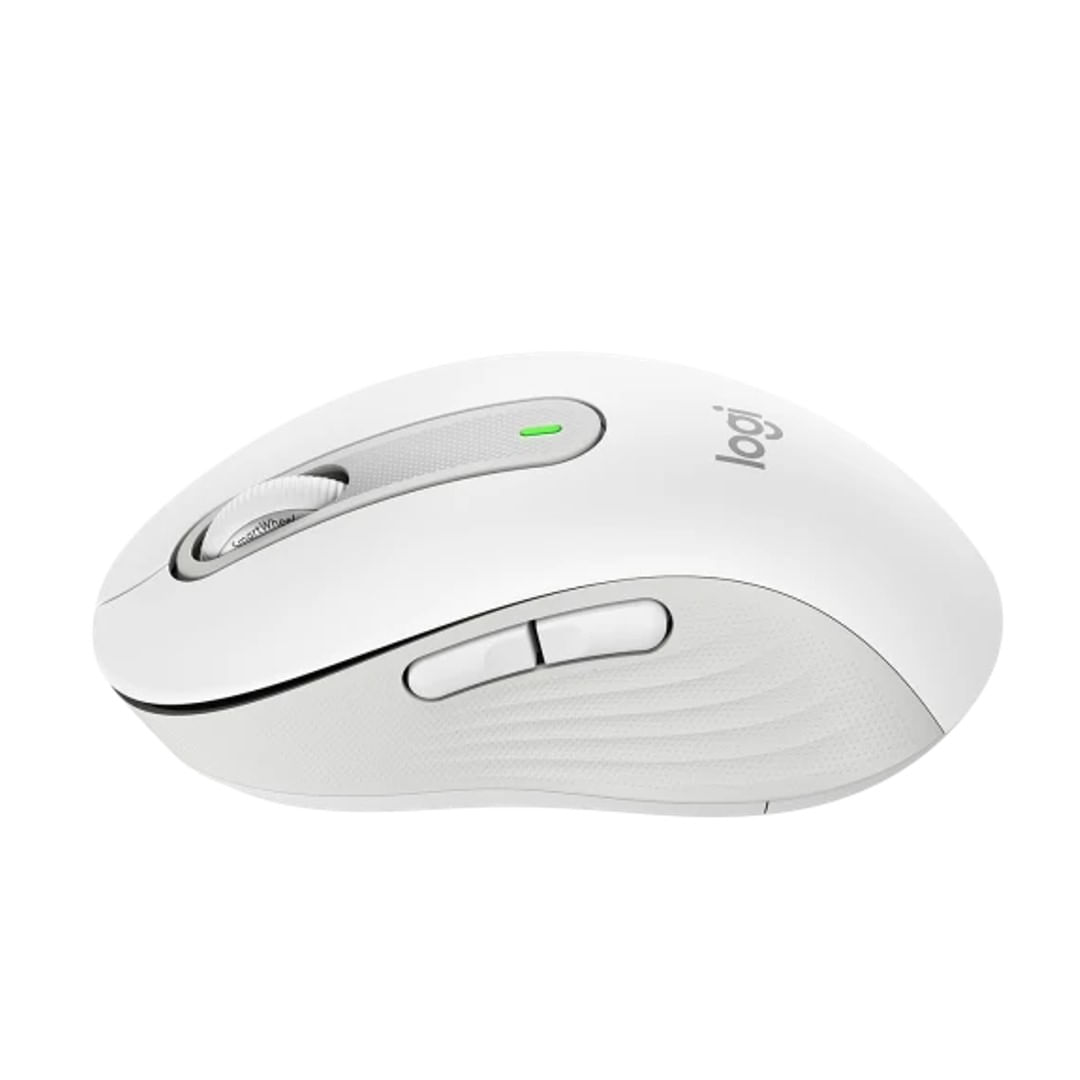Encontraproduto.com.br - Mouse Sem Fio M650  Bluetooth Branco 910-006252 - Logitech