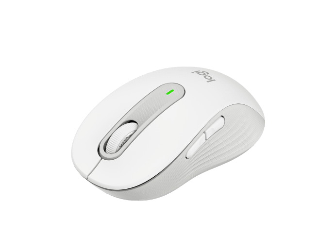 Encontraproduto.com.br - Mouse Sem Fio M650  Bluetooth Branco 910-006252 - Logitech