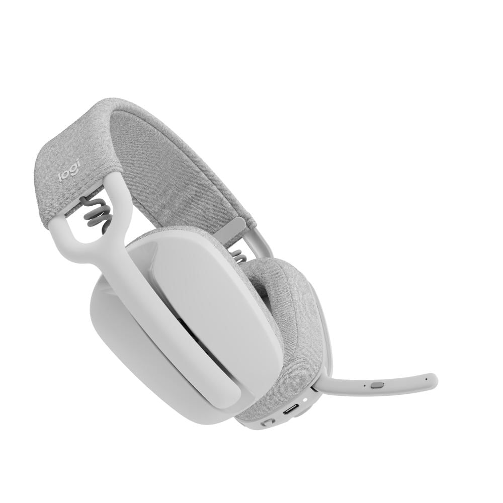 Encontraproduto.com.br - Headset Sem Fio Logitech Zone Vibe 100 Bluetooth Branco - 981-001218