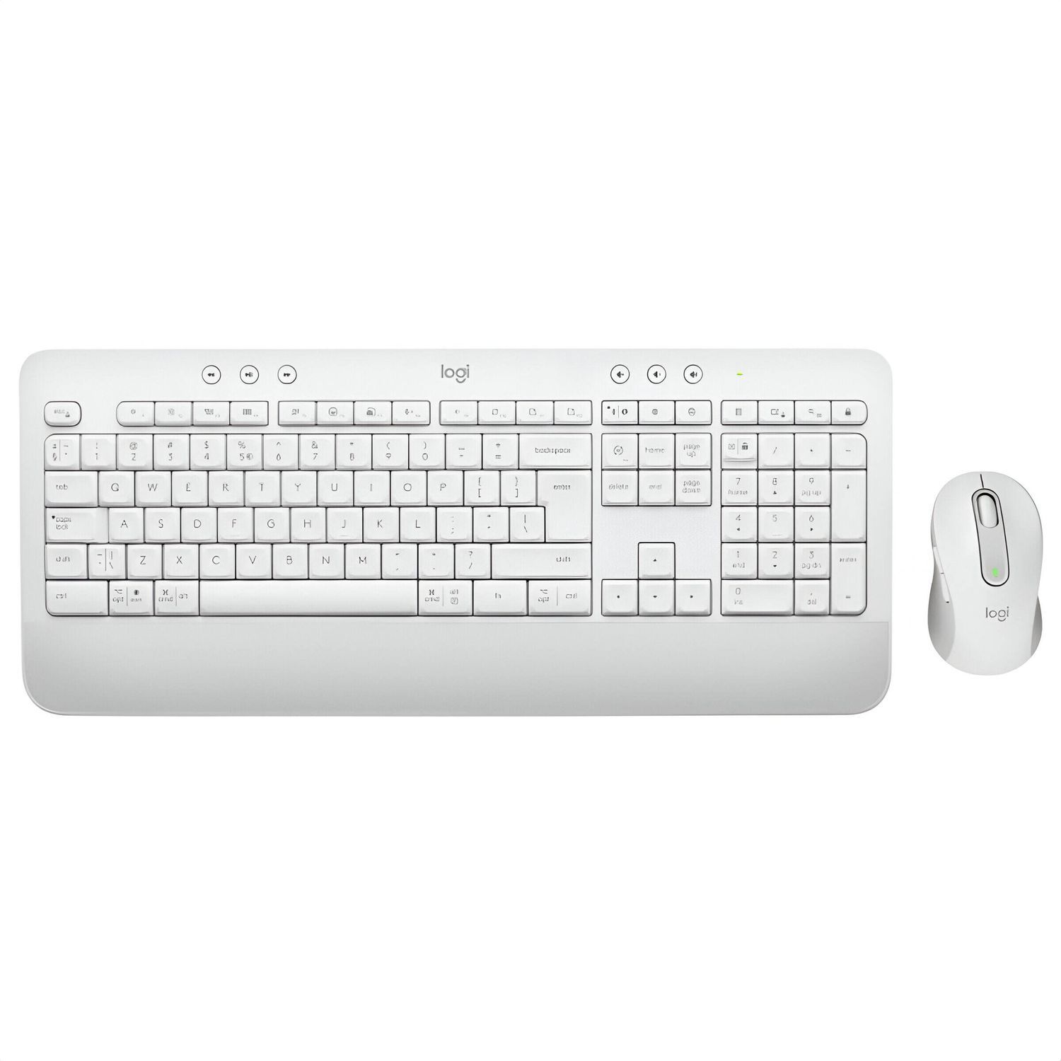 Encontraproduto.com.br - Teclado e Mouse Sem Fio 2,4ghz Mk650 Branco 920-011020 Logitech
