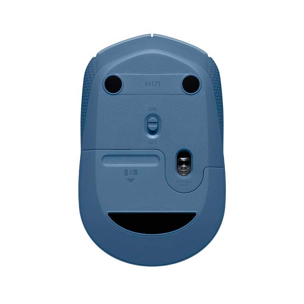 Encontraproduto.com.br - Mouse Sem Fio Logitech M170 Com Pilha Inclusa - Azul Claro