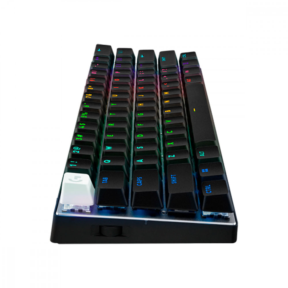 Encontraproduto.com.br - Teclado Gamer Sem Fio Logitech G PRO X 60 Lightspeed RGB Mecânico Switch Tátil Óptico Preto US - 920-011902