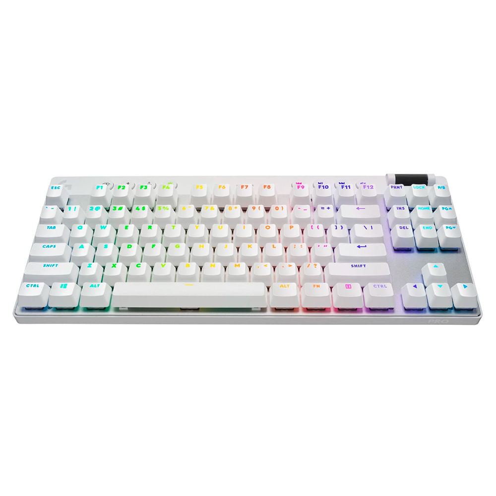 Encontraproduto.com.br - Teclado Gamer Logitech G PRO X TKL Lightspeed RGB Mecânico Switch Tactile Branco US