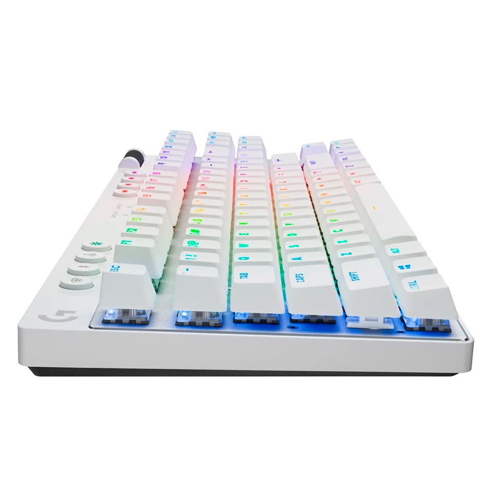 Encontraproduto.com.br - Teclado Gamer Logitech G PRO X TKL Lightspeed RGB Mecânico Switch Tactile Branco US