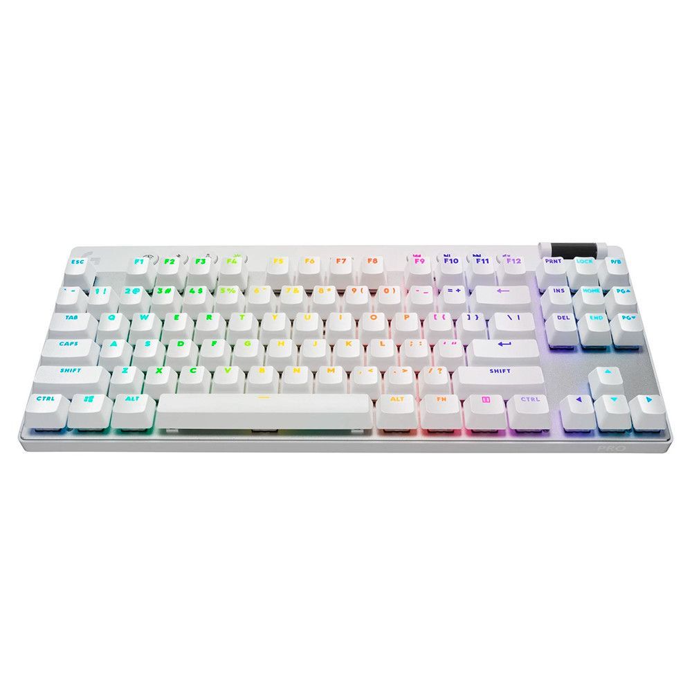 Encontraproduto.com.br - Teclado Gamer Logitech G PRO X TKL Lightspeed RGB Mecânico Switch Tactile Branco US
