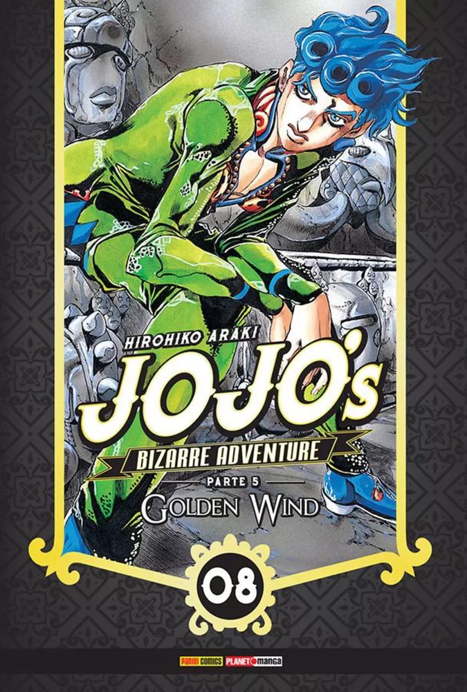 Encontraproduto.com.br - Jojos Bizarre Adventure - Parte 5 - Golden Wind - Vol.08