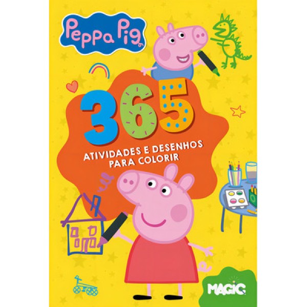 Livro 365 Atividades Patrulha Canina P/ Colorir Magic Kids