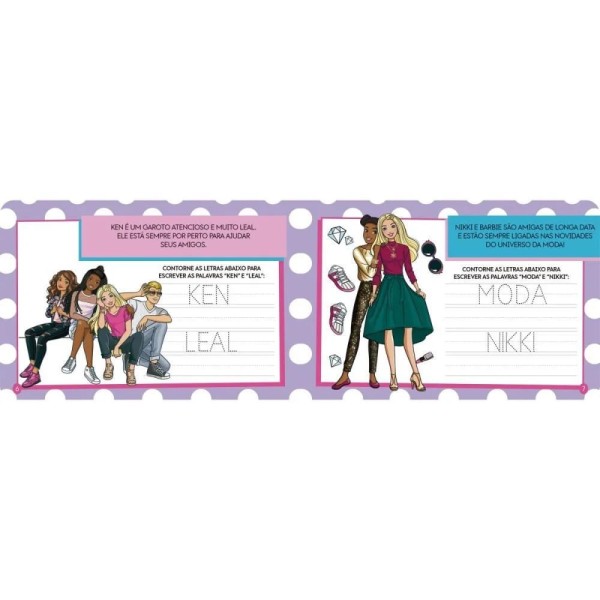 Encontraproduto.com.br - Livro Lousa Mágica Barbie Escreve e Apaga 1 Unidade