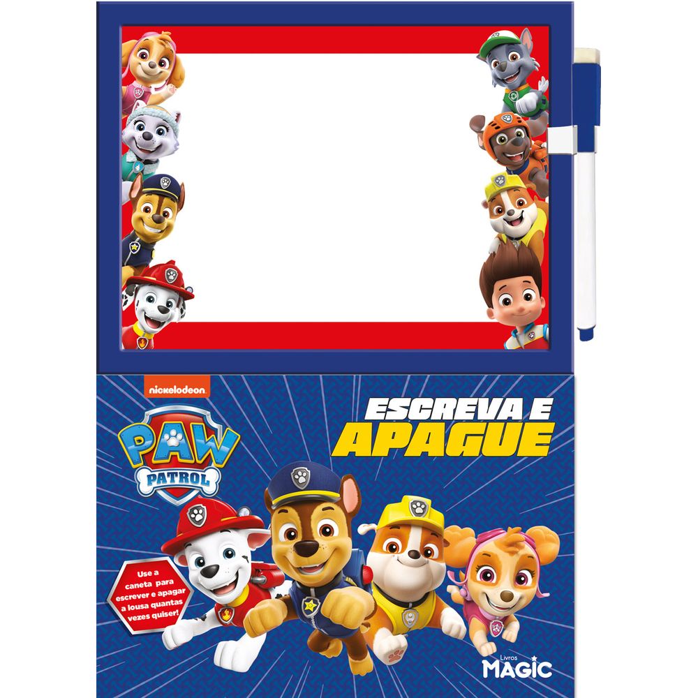 Encontraproduto.com.br - Patrulha Canina - Escreva E Apague (Magic Kids)