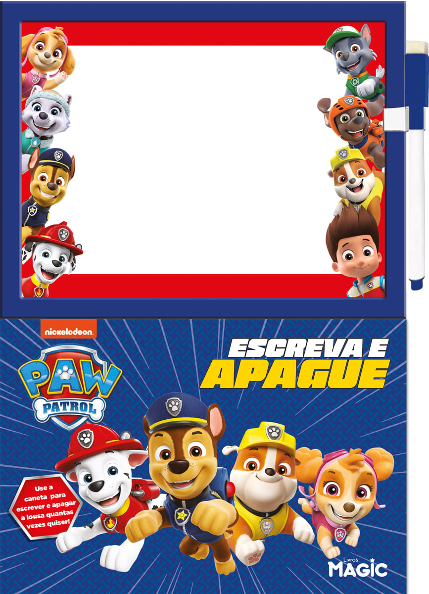 Encontraproduto.com.br - Patrulha Canina - Escreva E Apague (Magic Kids)