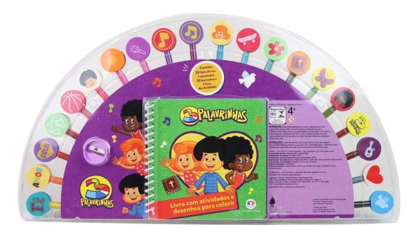 Encontraproduto.com.br - Kit Livro Divertido 3 Palavrinhas - CIRANDA